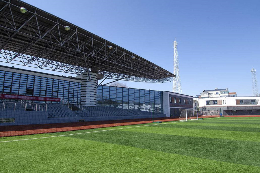 张家港体育场看台网架工程